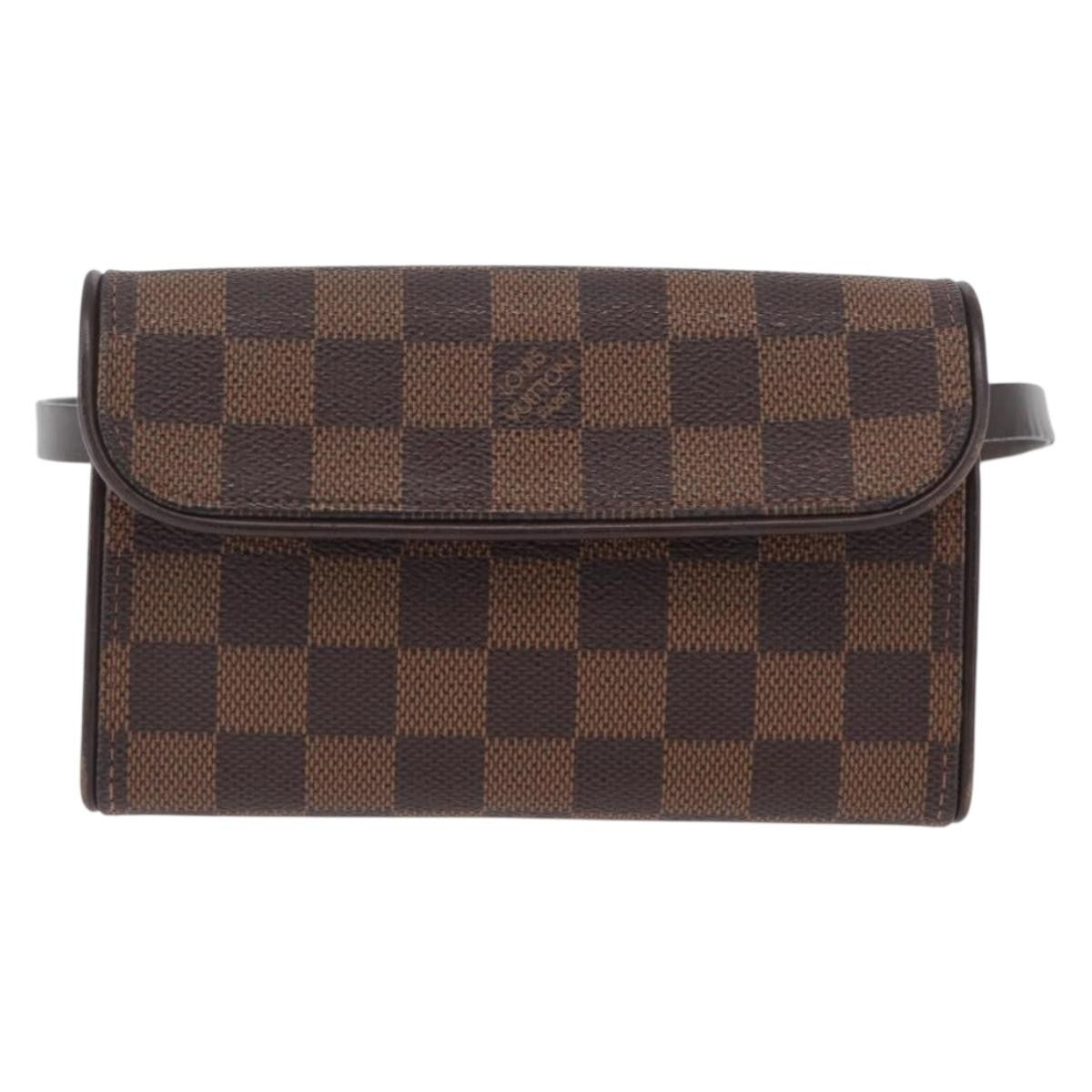 Louis Vuitton Florentine Waist Monogram Canvas Brown Canvas Clutche & Pouche Bag (Pre-Owned)