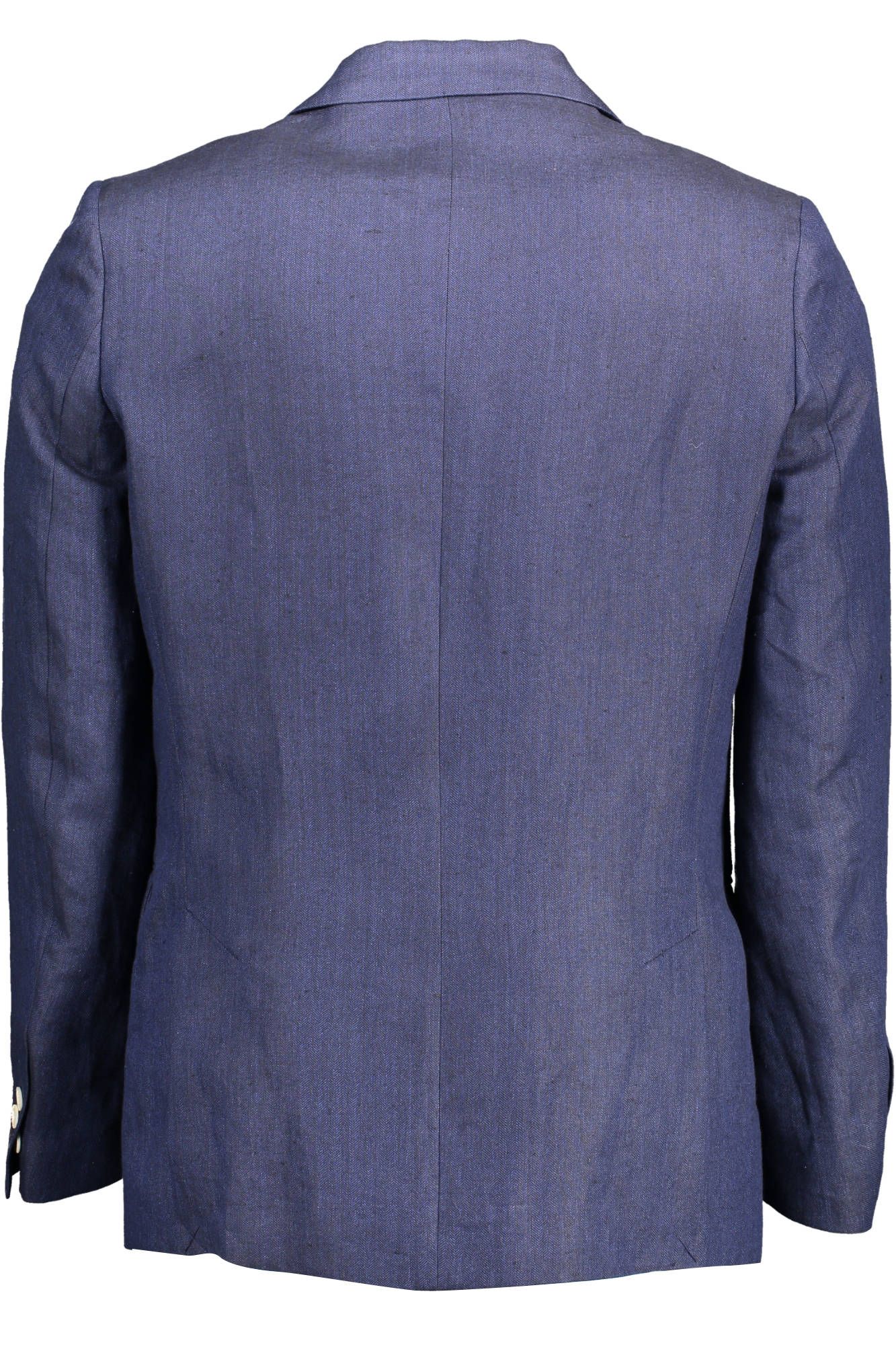 Gant Elegant Blue Linen Classic Men's Jacket