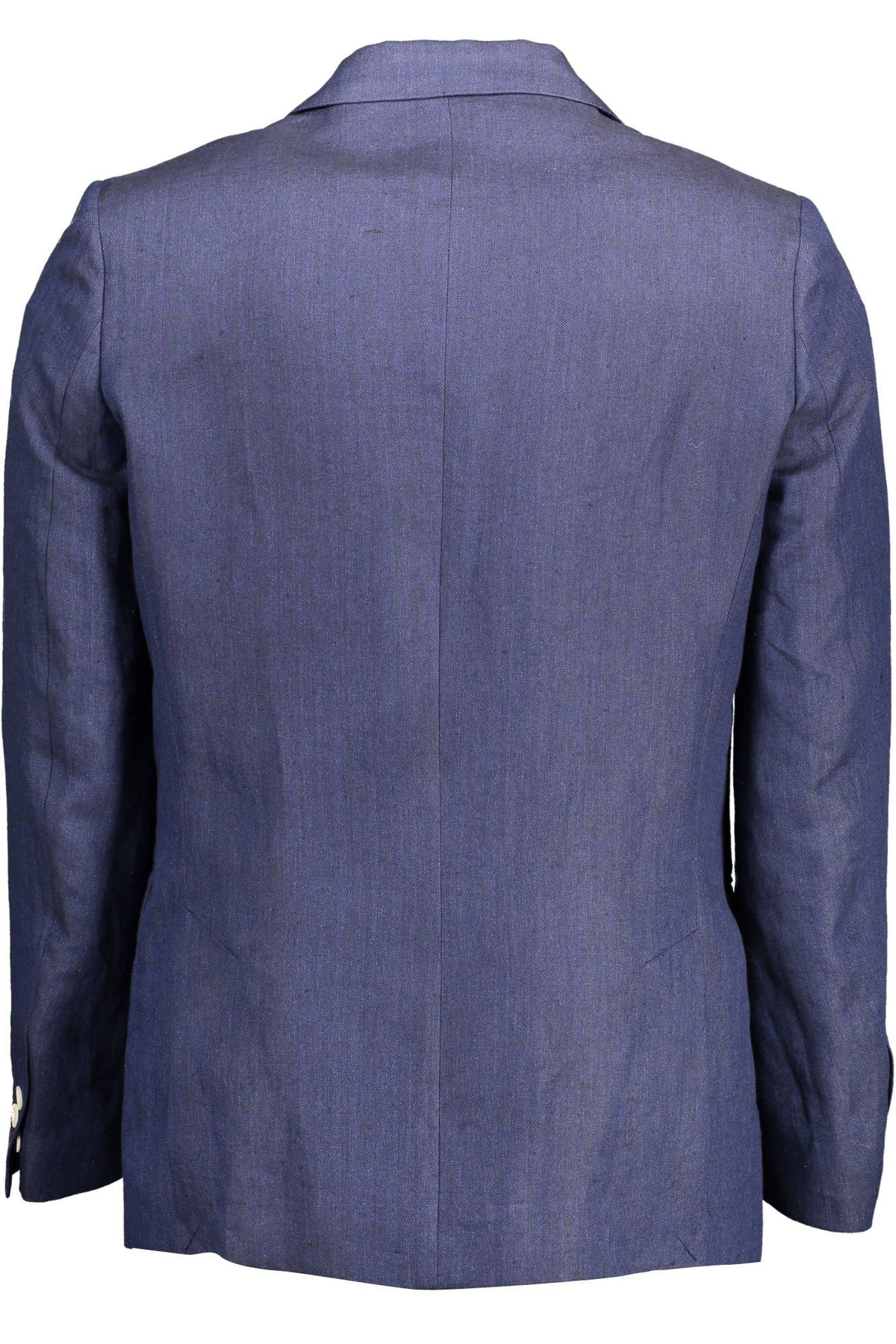 Gant Elegant Blue Linen Classic Men's Jacket