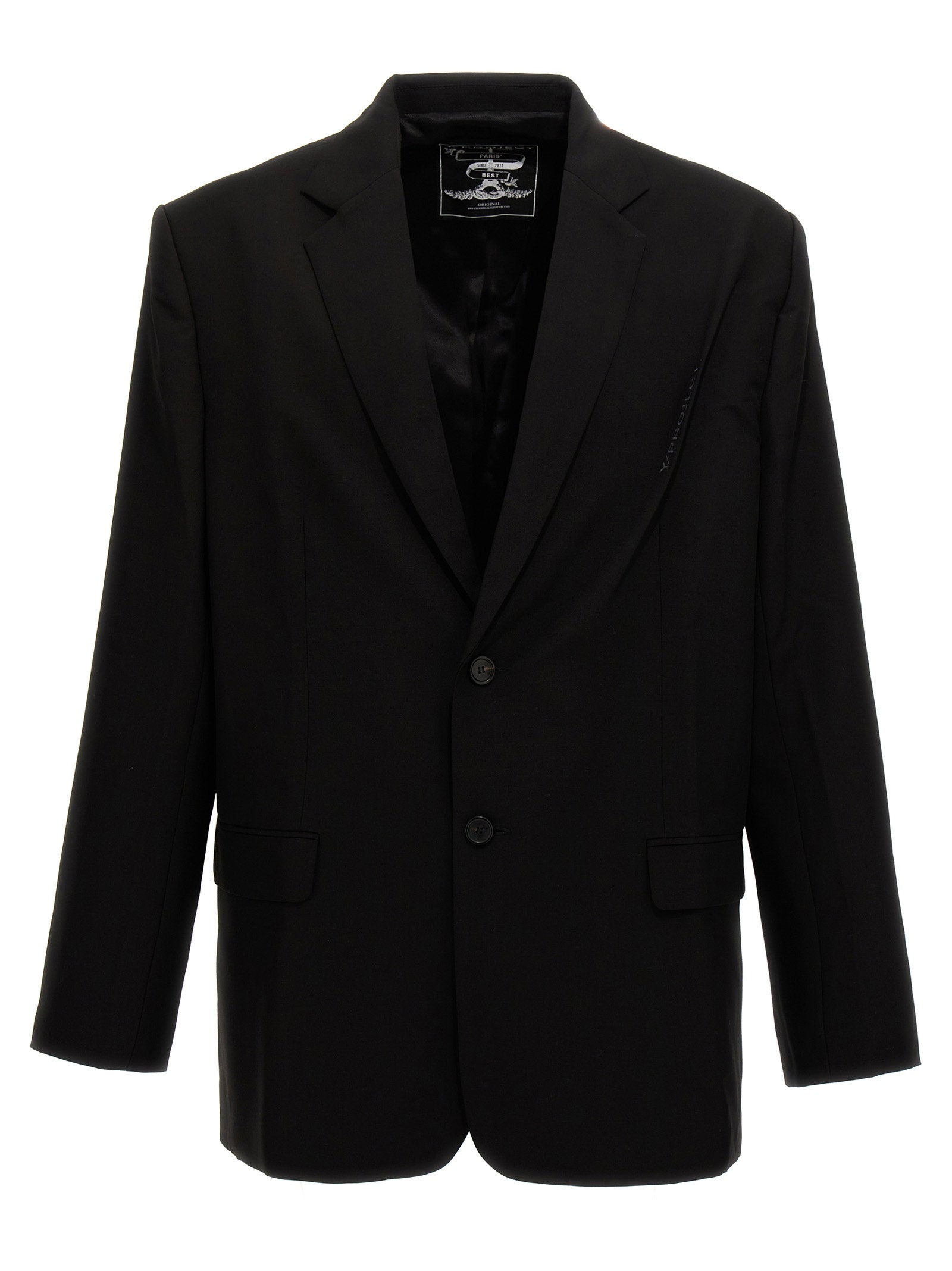 Y/Project Men's Pinched Logo Blazer