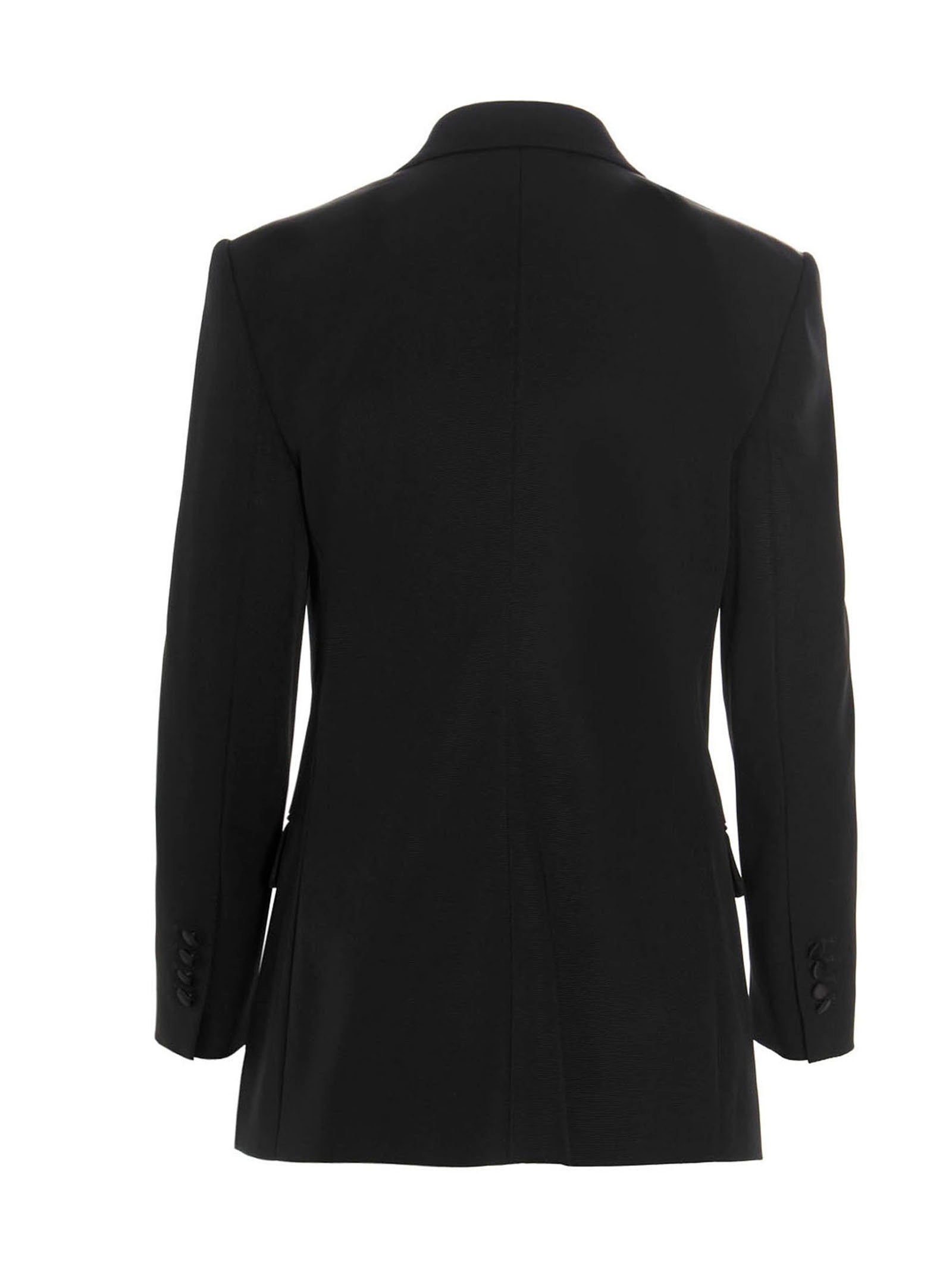 Dolce & Gabbana Women's Padded Shoulders Double-Breasted Blazer Jacket