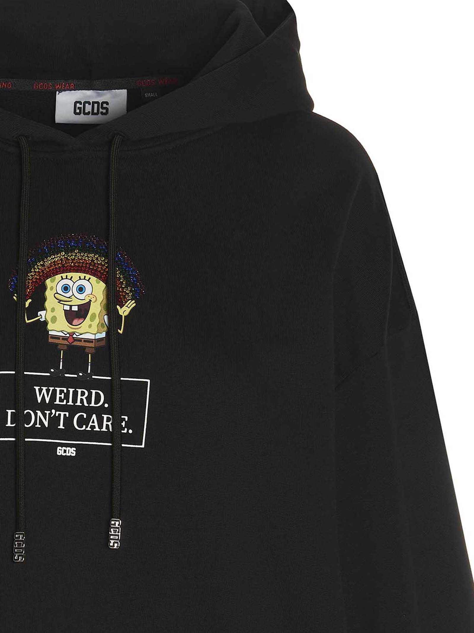 Gcds Women's Dont Care Capsule Hoodie With Dont Care Capsule