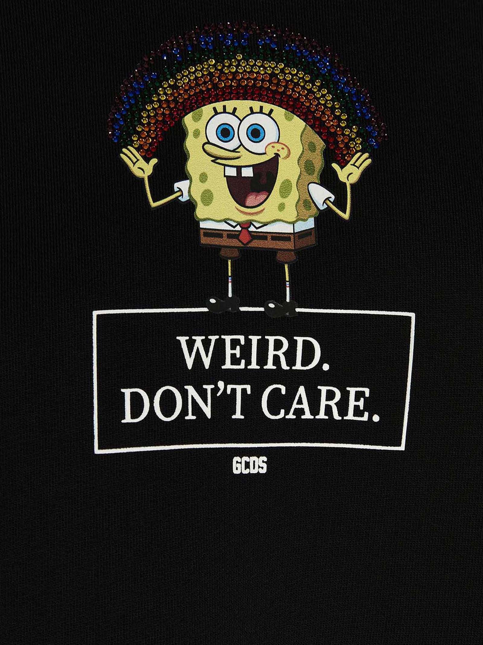 Gcds Women's Dont Care Capsule Hoodie With Dont Care Capsule