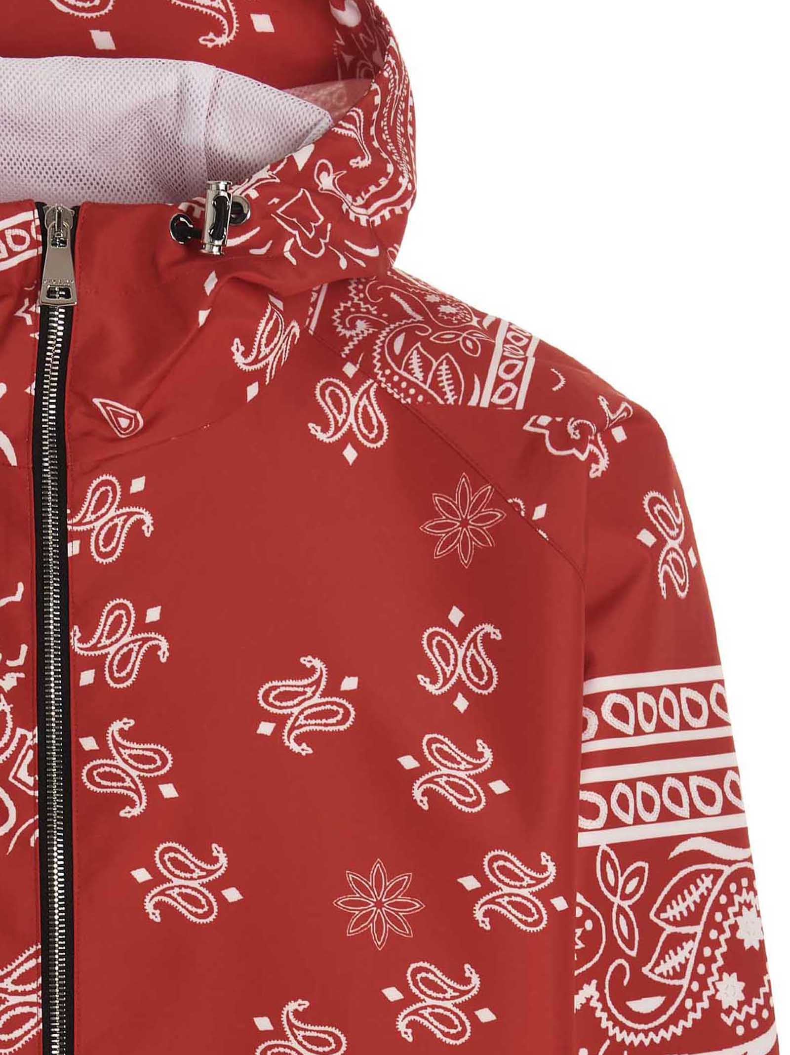 Khrisjoy Men's Windbreaker Bandana Hood Jacket