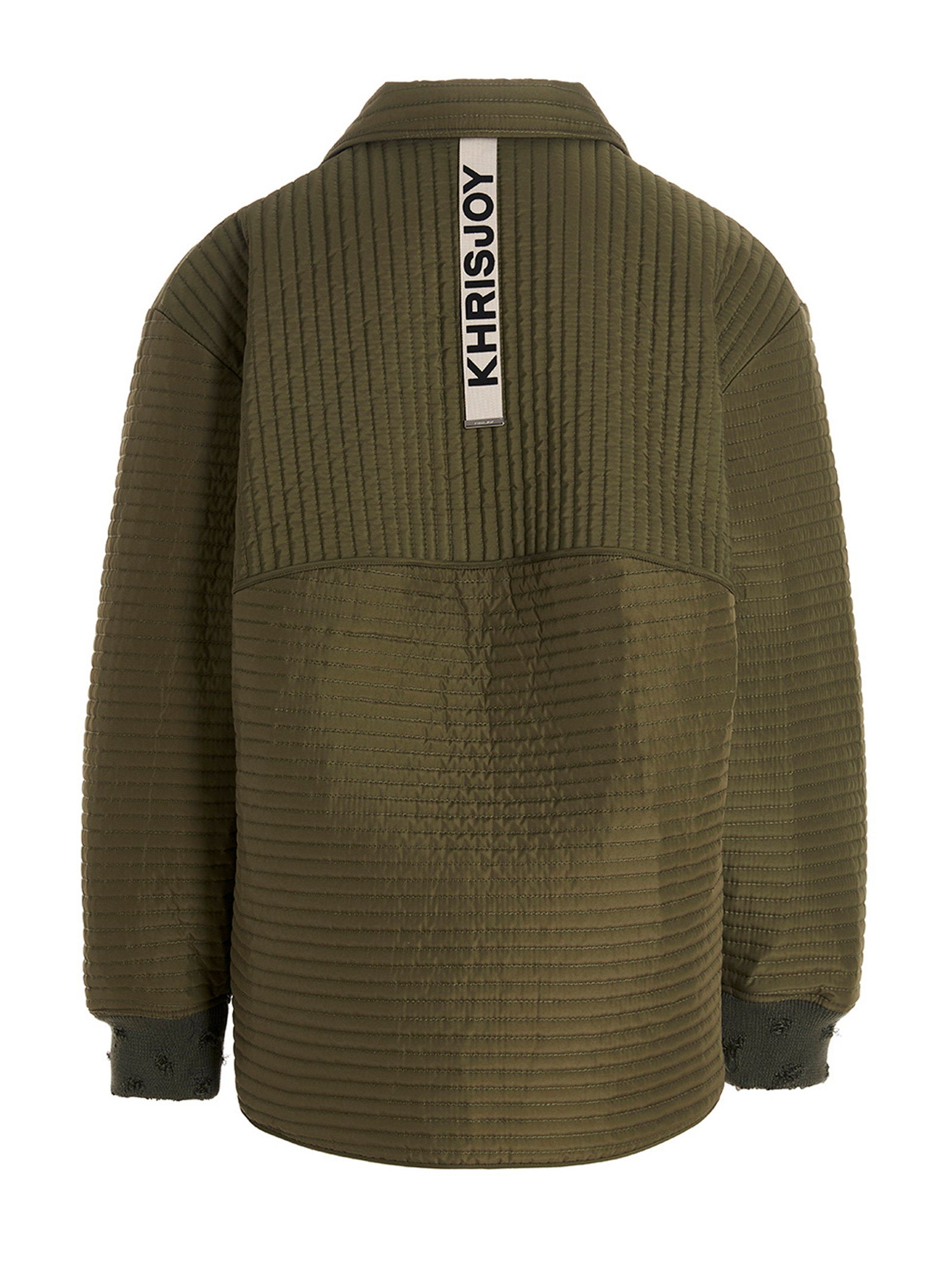 Khrisjoy Men's Chore Quilted Stripes Down Jacket