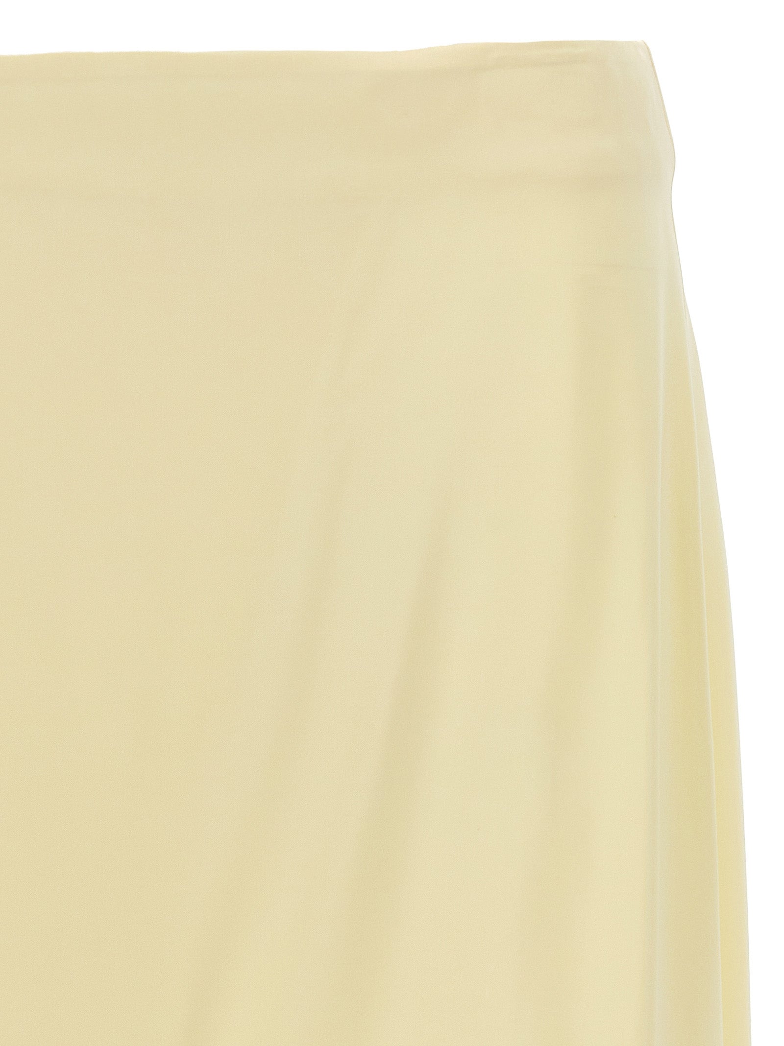 Jil Sander Women's Satin Skirt With Side Slit