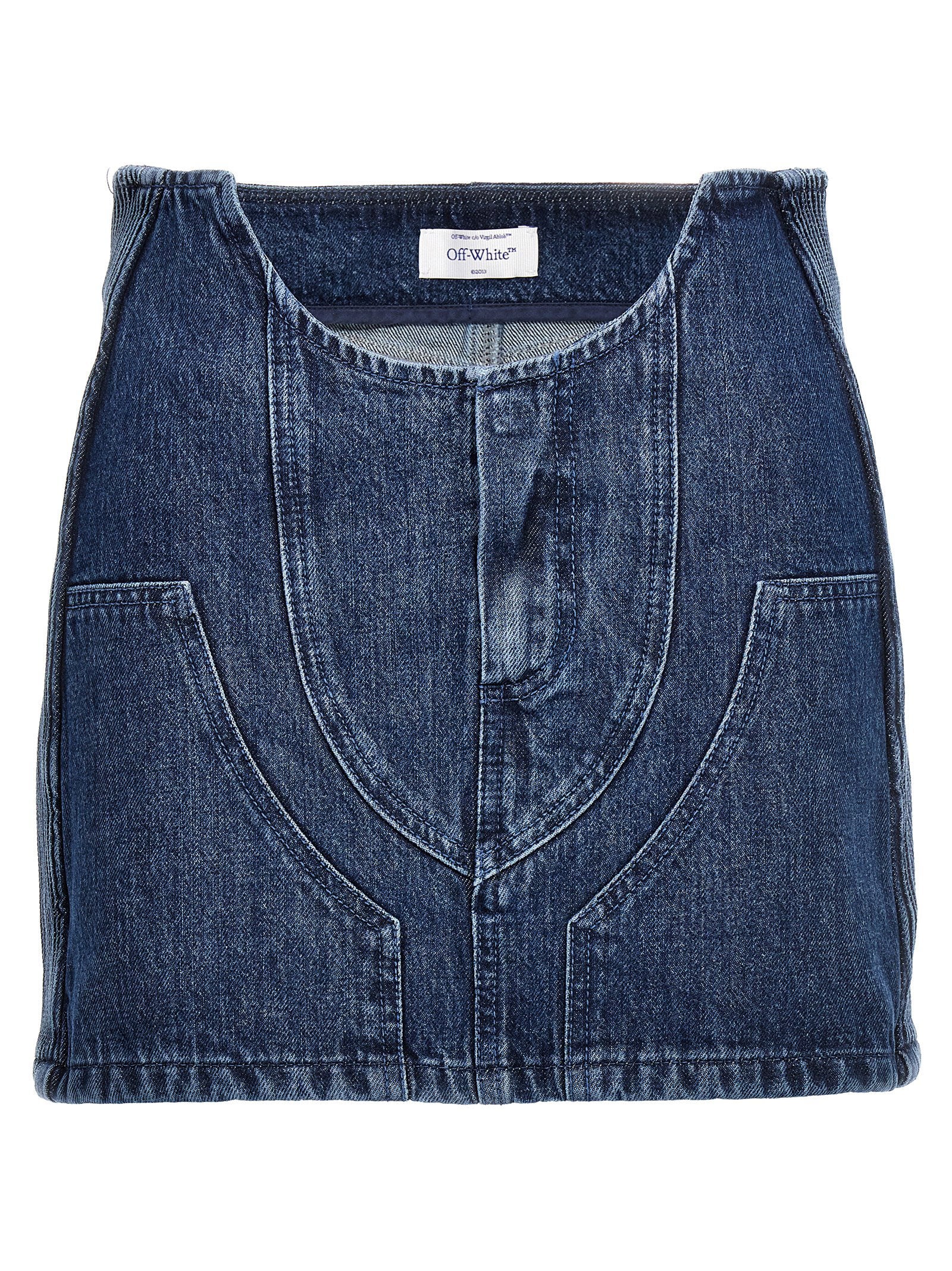 Off White Women's Motorcycle Miniskirt