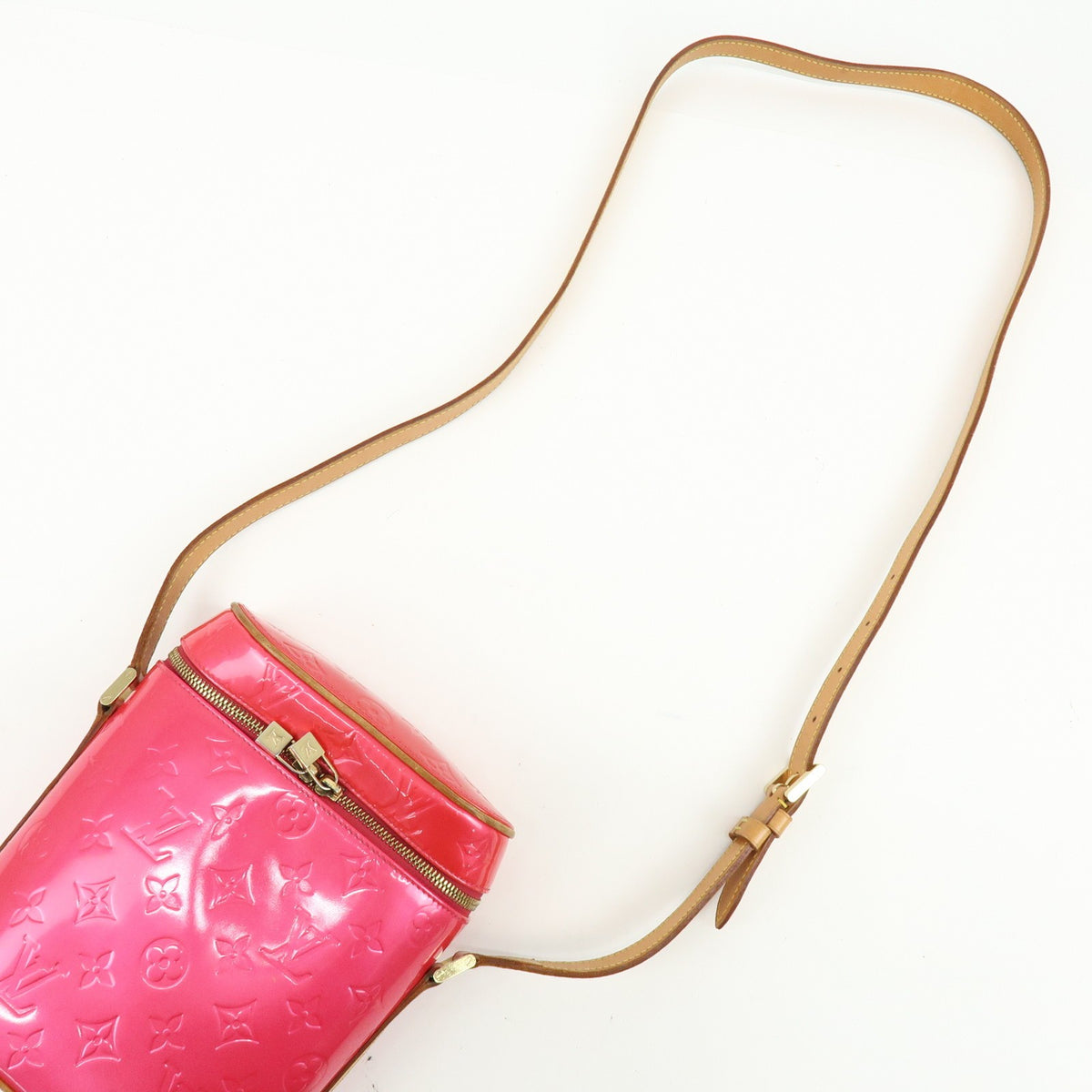 Louis Vuitton Sullivan Monogram Vernis Pink Patent_Leather Shoulder Bag Bag (Pre-Owned)