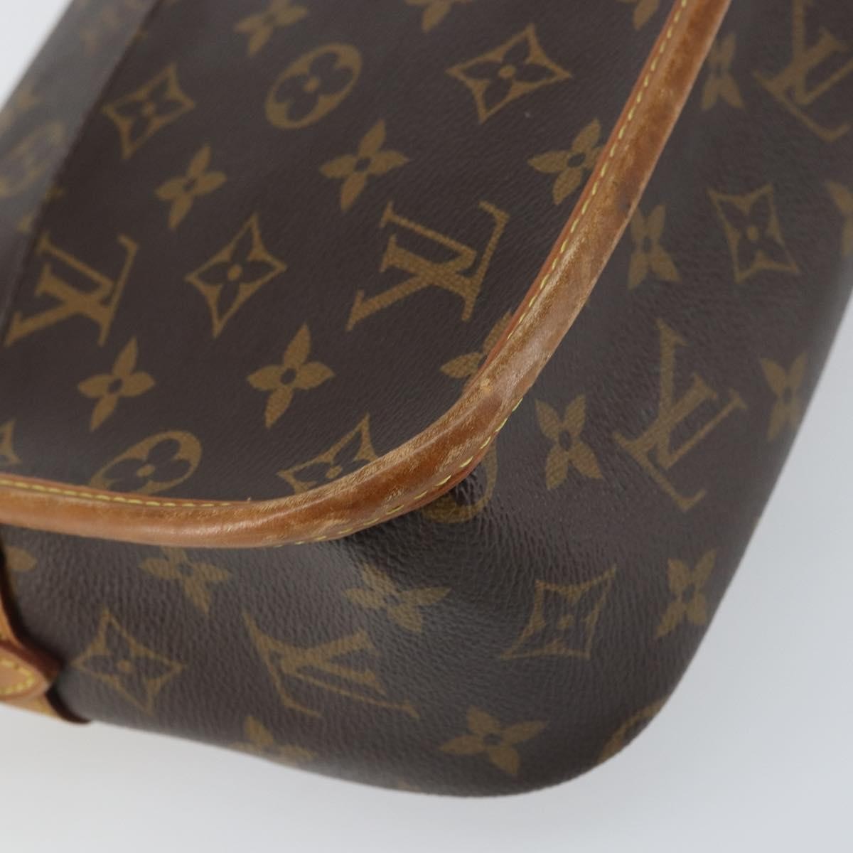 Louis Vuitton Sologne Monogram Canvas Brown Canvas Shoulder Bag Bag (Pre-Owned)