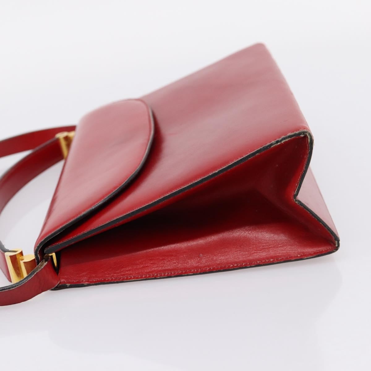 Christian Dior Handbag Leather Red Leather Handbag (Pre-Owned)