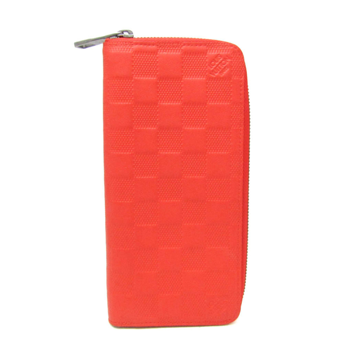 Louis Vuitton Zippy Damier Infini Leather Red Leather Wallets Accessory (Pre-Owned)