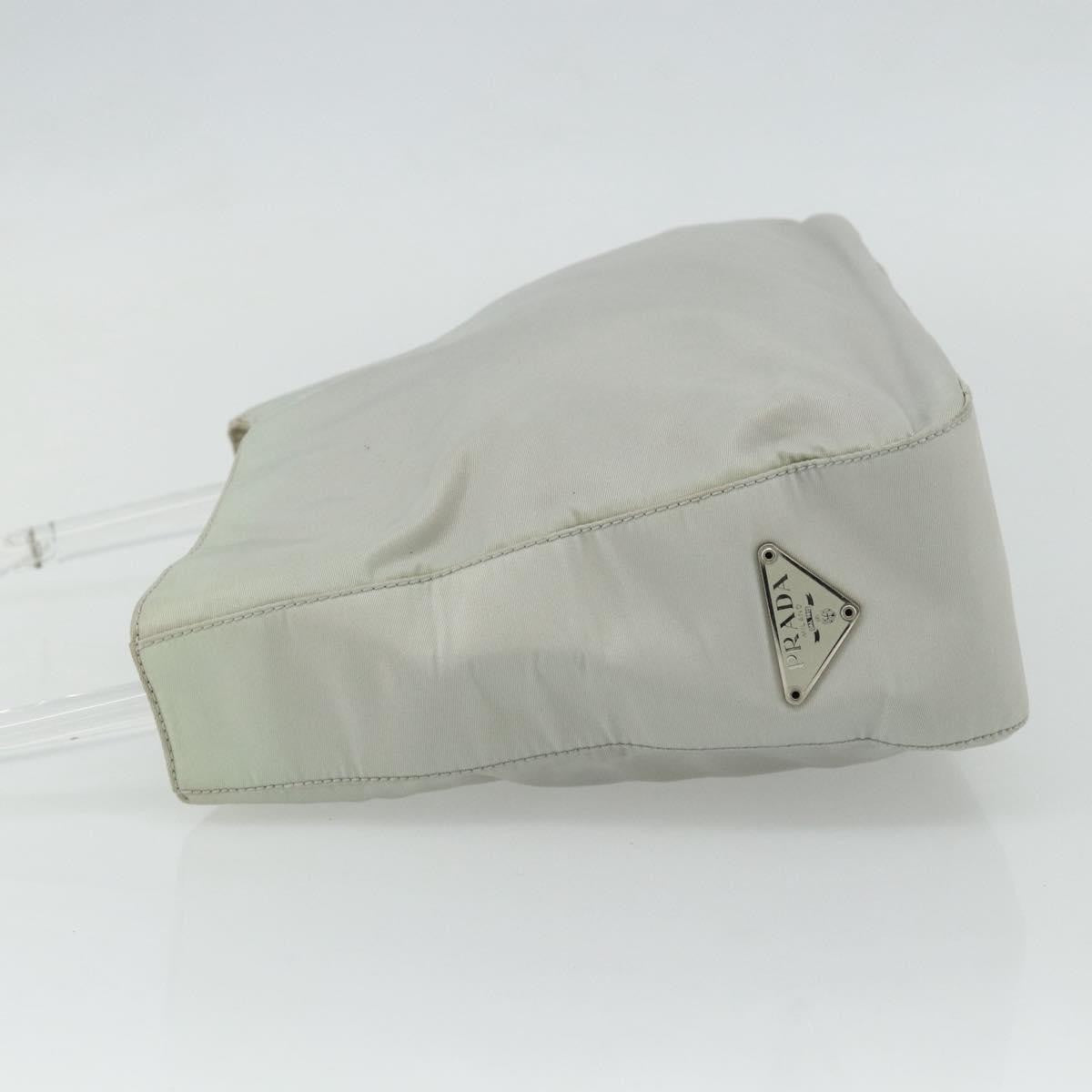 Prada Resin Handle Tessuto Clear Nylon Shoulder Bag Bag (Pre-Owned)