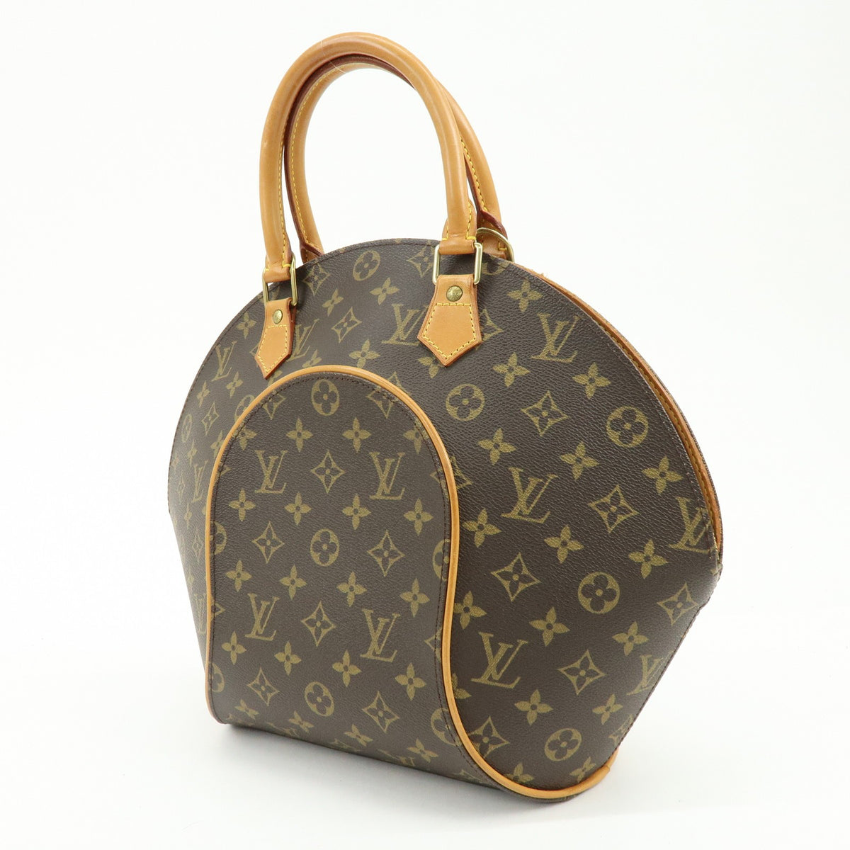 Louis Vuitton Ellipse Monogram Canvas Brown Canvas Handbag (Pre-Owned)