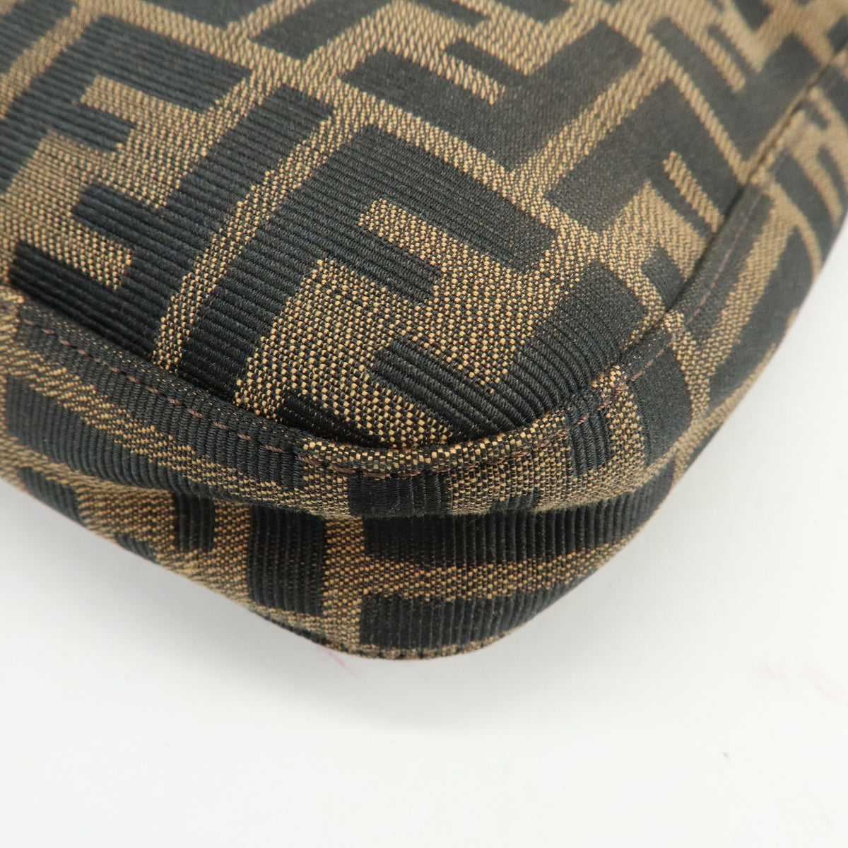 Fendi Vintage Zucca Canvas Brown Canvas Tote Bag Bag (Pre-Owned)