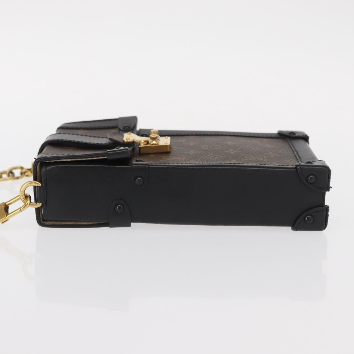 Louis Vuitton Vertical Trunk Pochette Monogram Canvas Brown Canvas Clutche & Pouche Bag (Pre-Owned)