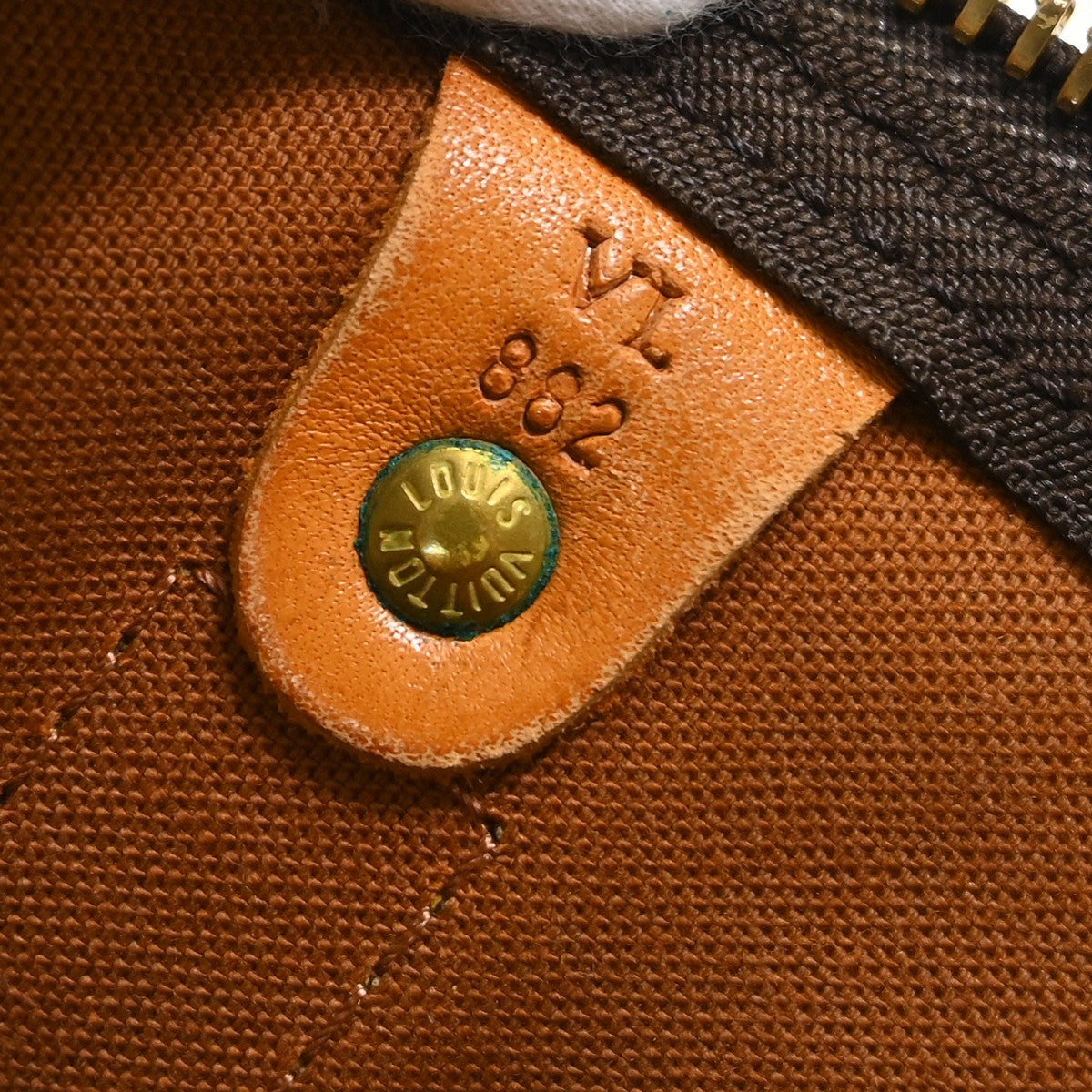 Louis Vuitton Keepall Monogram Brown Canvas Travel Bag Bag (Pre-Owned)