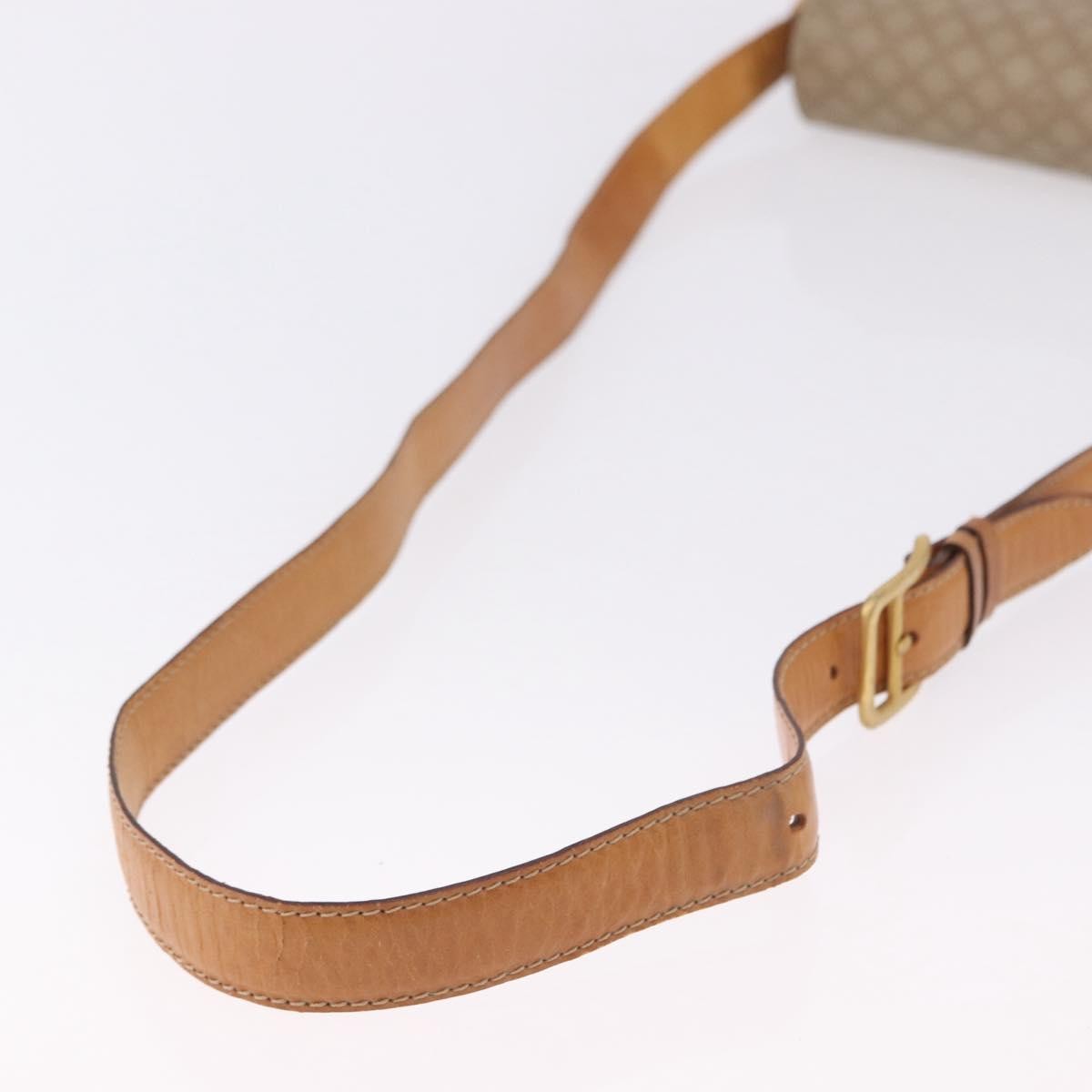 Celine Macadam Canvas Beige Canvas Shoulder Bag Bag (Pre-Owned)