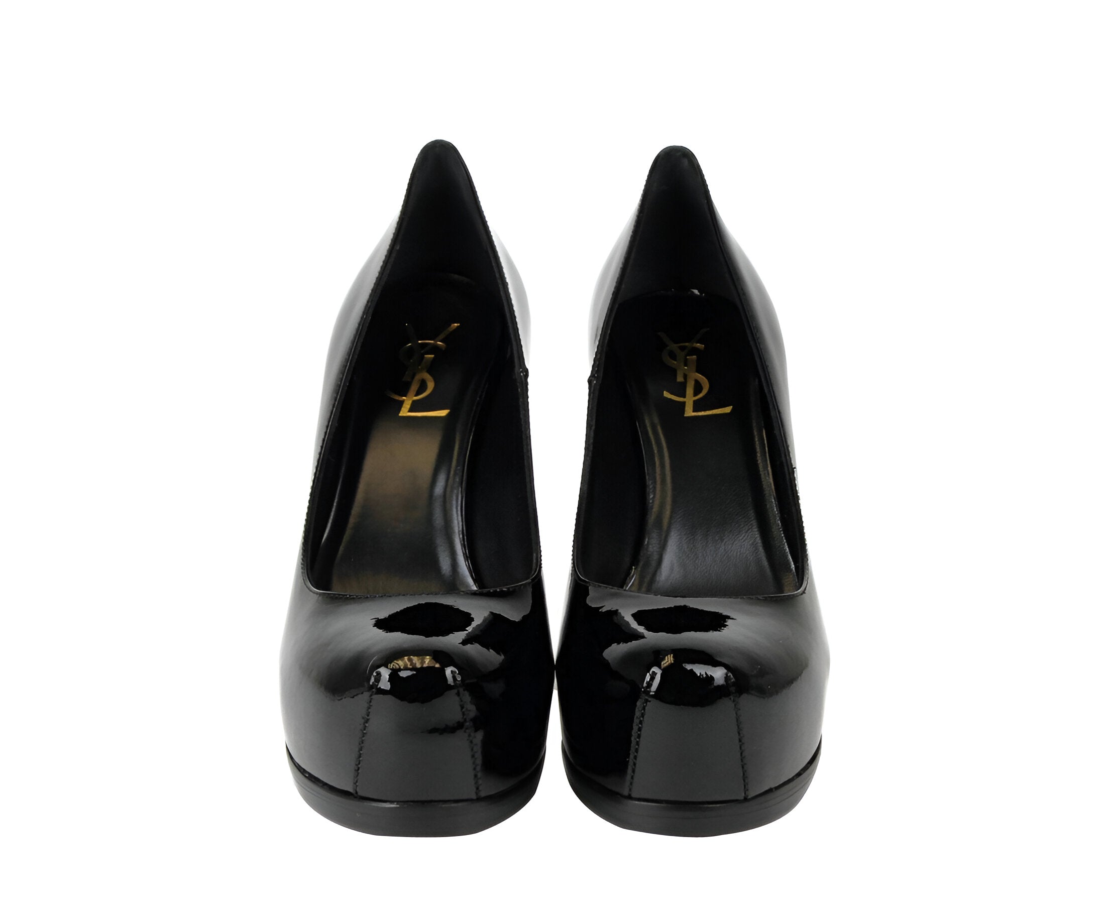 Saint Laurent Women's Black Patent Leather Tribtoo 80 Platform Pump (36 EU / 6 US)