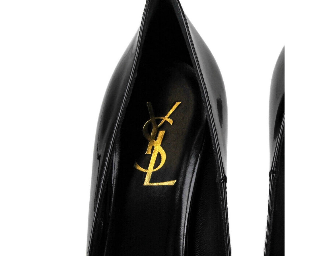 Saint Laurent Women's Black Patent Leather Tribtoo 80 Platform Pump (36 EU / 6 US)