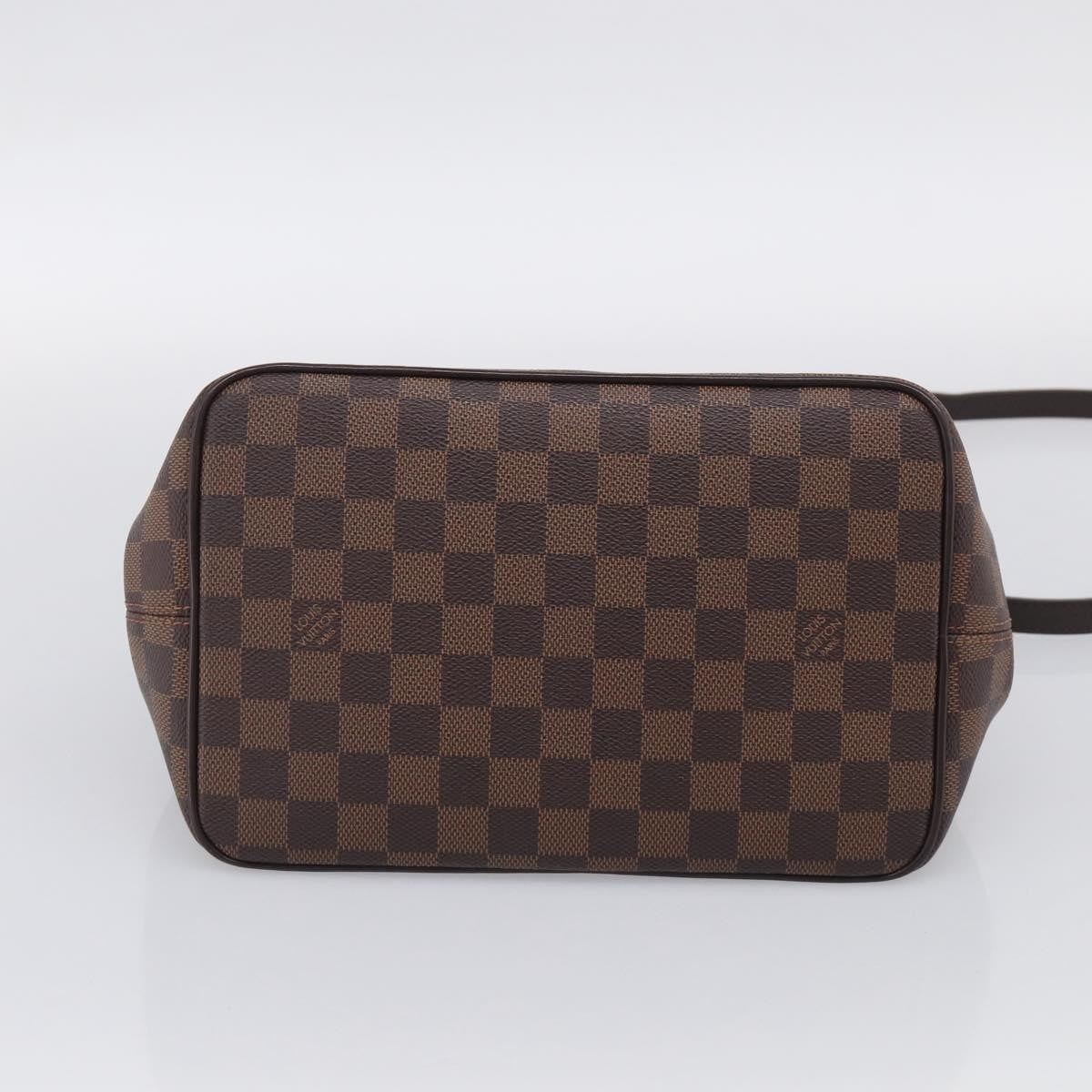 Louis Vuitton Bergamo Damier Brown Canvas Handbag (Pre-Owned)