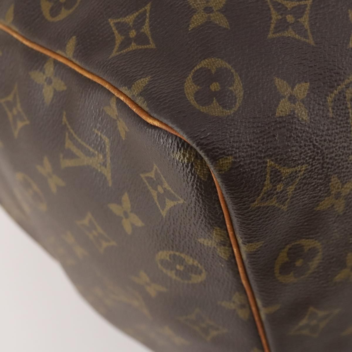Louis Vuitton Keepall Monogram Canvas Brown Canvas Travel Bag Bag (Pre-Owned)