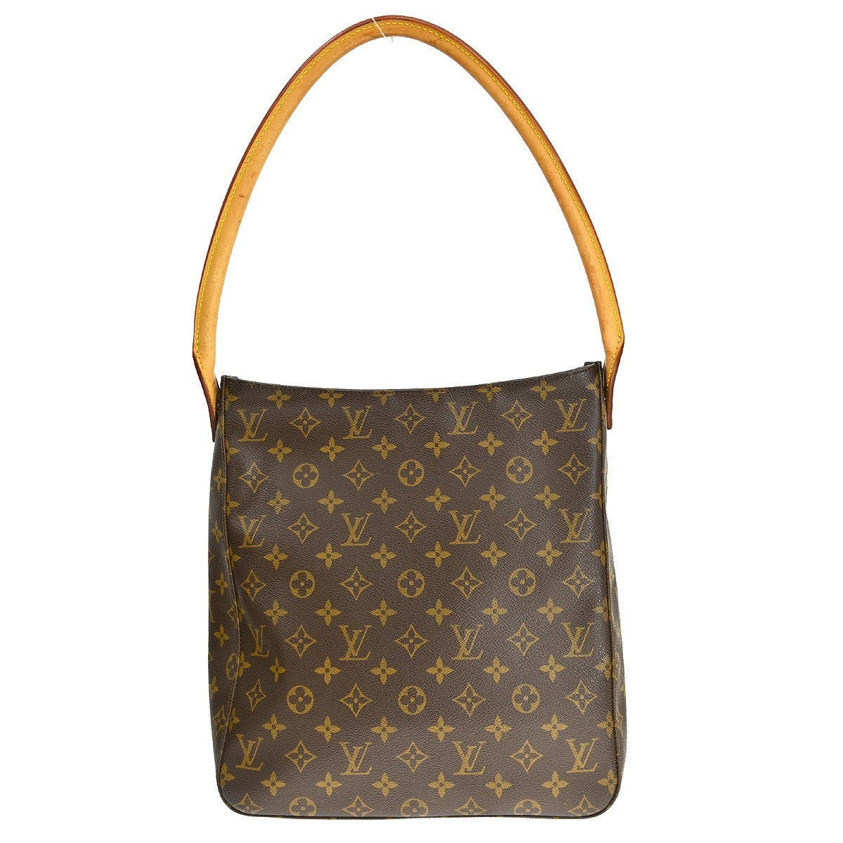Louis Vuitton Looping Monogram Canvas Brown Canvas Handbag (Pre-Owned)