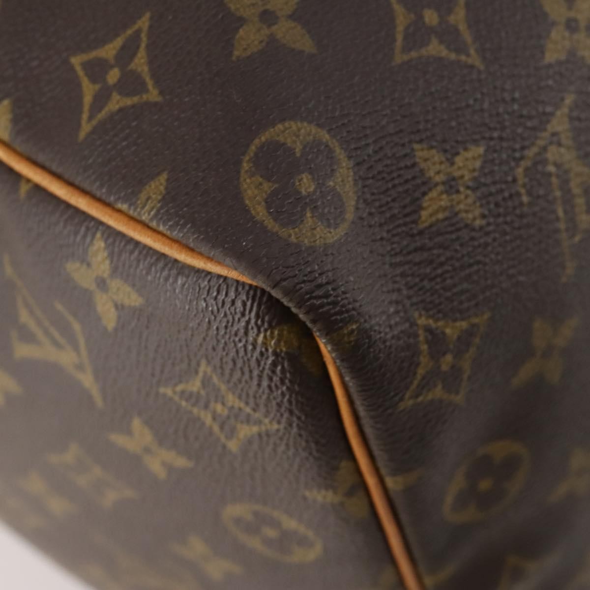 Louis Vuitton Keepall Monogram Canvas Brown Canvas Travel Bag Bag (Pre-Owned)