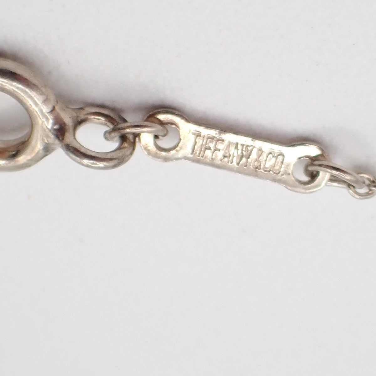 Tiffany & Co. Elsa Peretti Open Heart Pendant Sterling Silver Silver Silver Necklace Jewelry (Pre-Owned)
