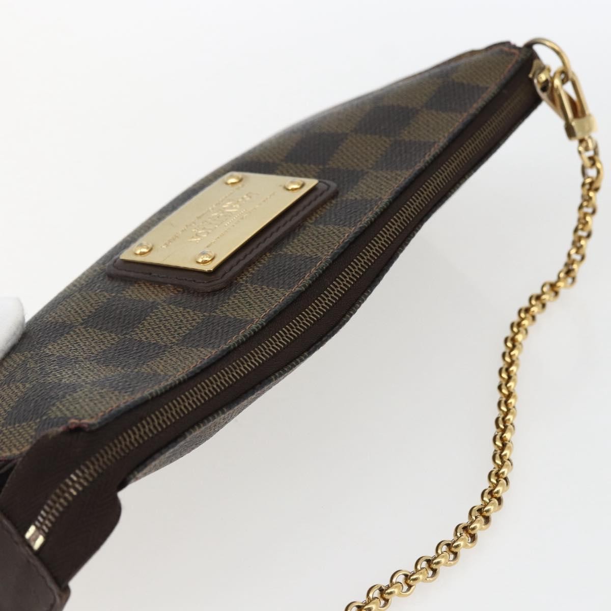 Louis Vuitton Sophie Damier Ebene Brown Canvas Clutche & Pouche Bag (Pre-Owned)