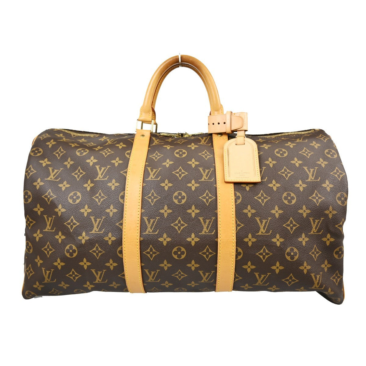 Louis Vuitton Keepall Monogram Canvas Brown Canvas Travel Bag Bag (Pre-Owned)