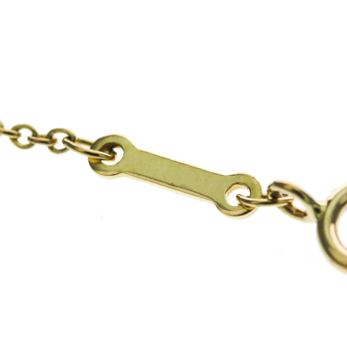 Tiffany & Co. Elsa Peretti Teardrop Pendant 18K Yellow Gold Gold Yellow_Gold Necklace Jewelry (Pre-Owned)