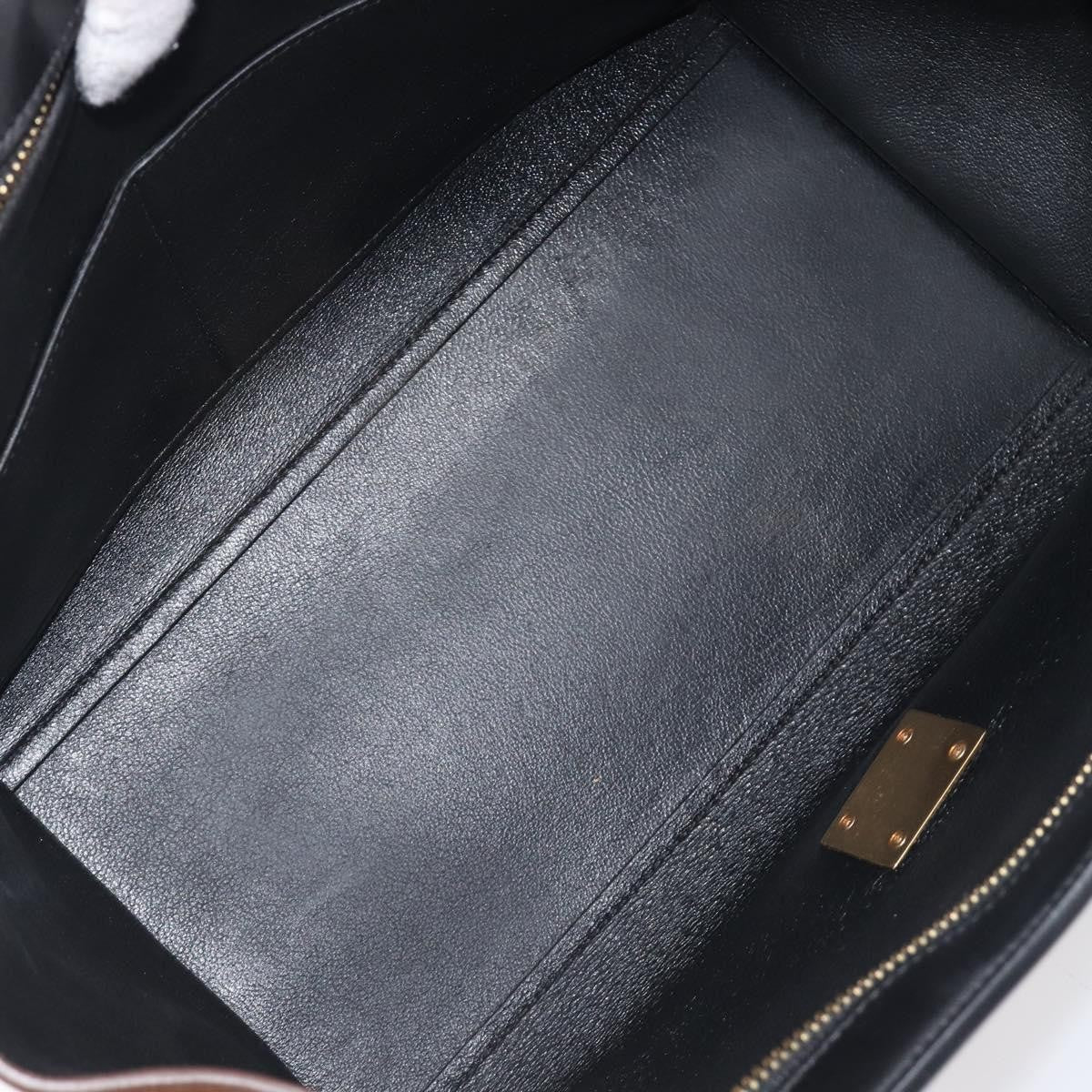 Celine Trapeze Leather Blue Leather Handbag (Pre-Owned)