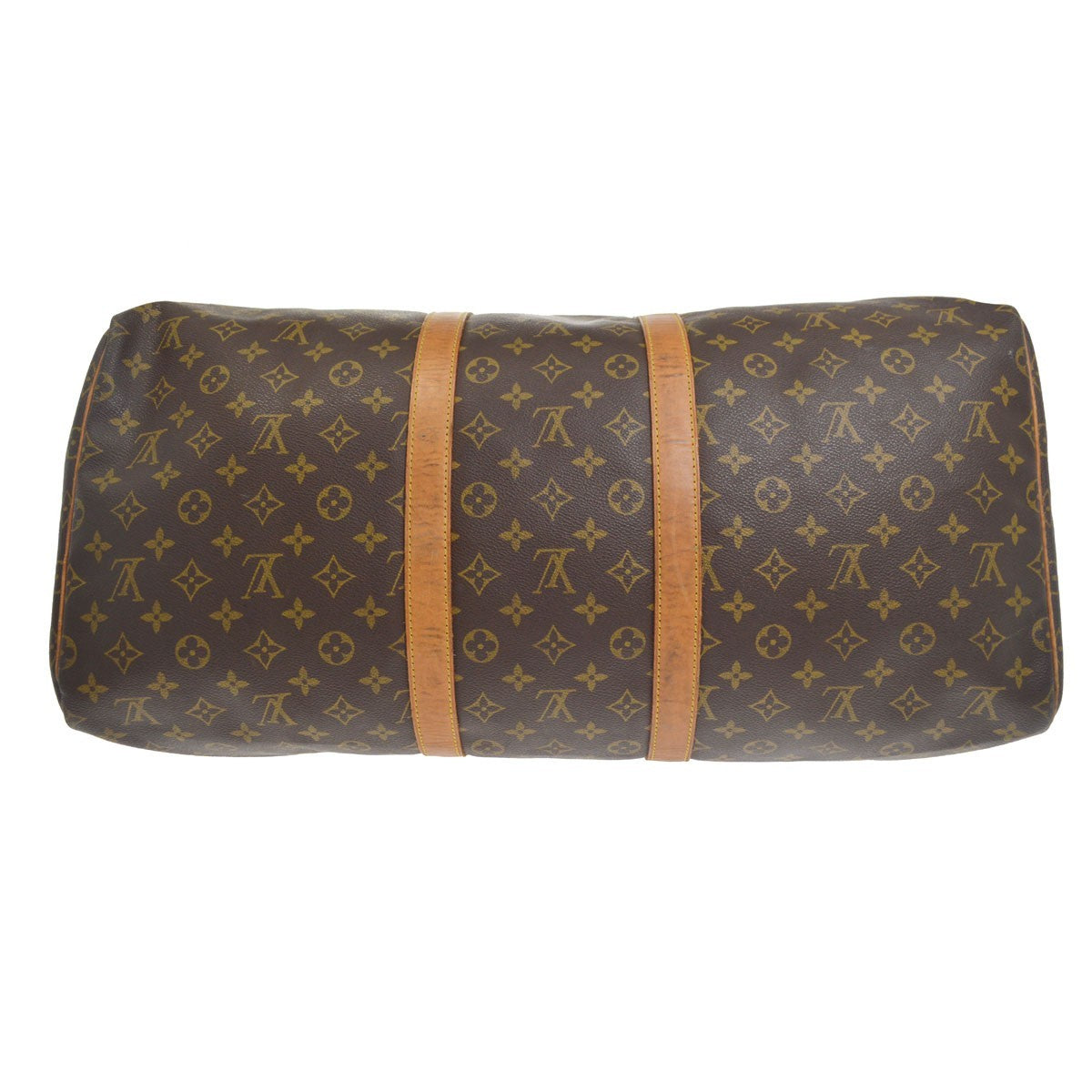 Louis Vuitton Keepall Monogram Canvas Brown Canvas Travel Bag Bag (Pre-Owned)