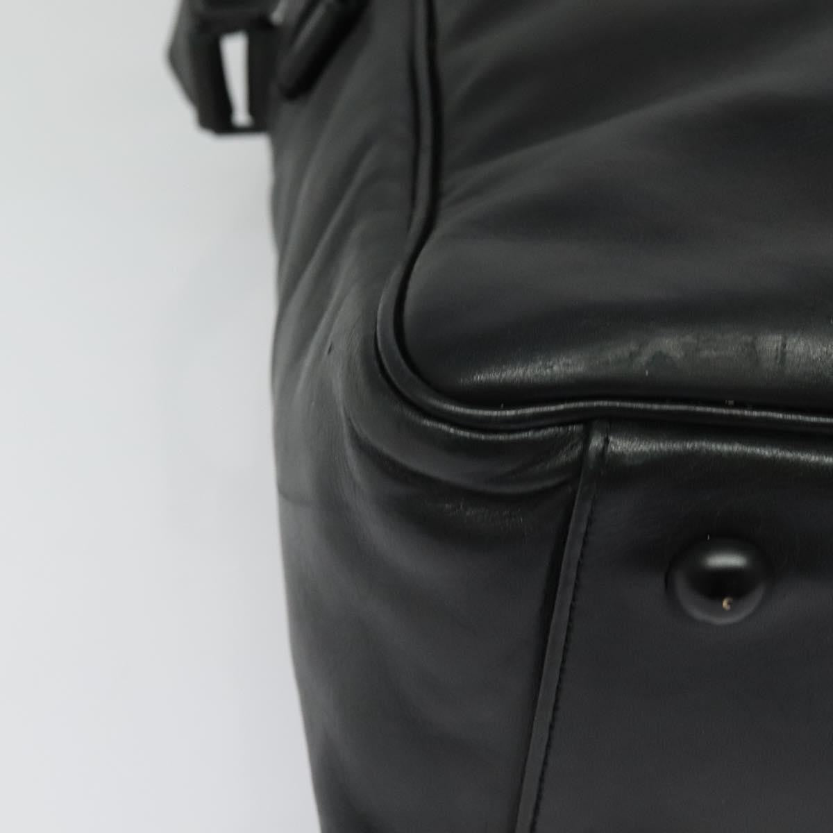 Louis Vuitton Clarkson Messenger Monogram Shadow Leather Black Leather Bag (Pre-Owned)