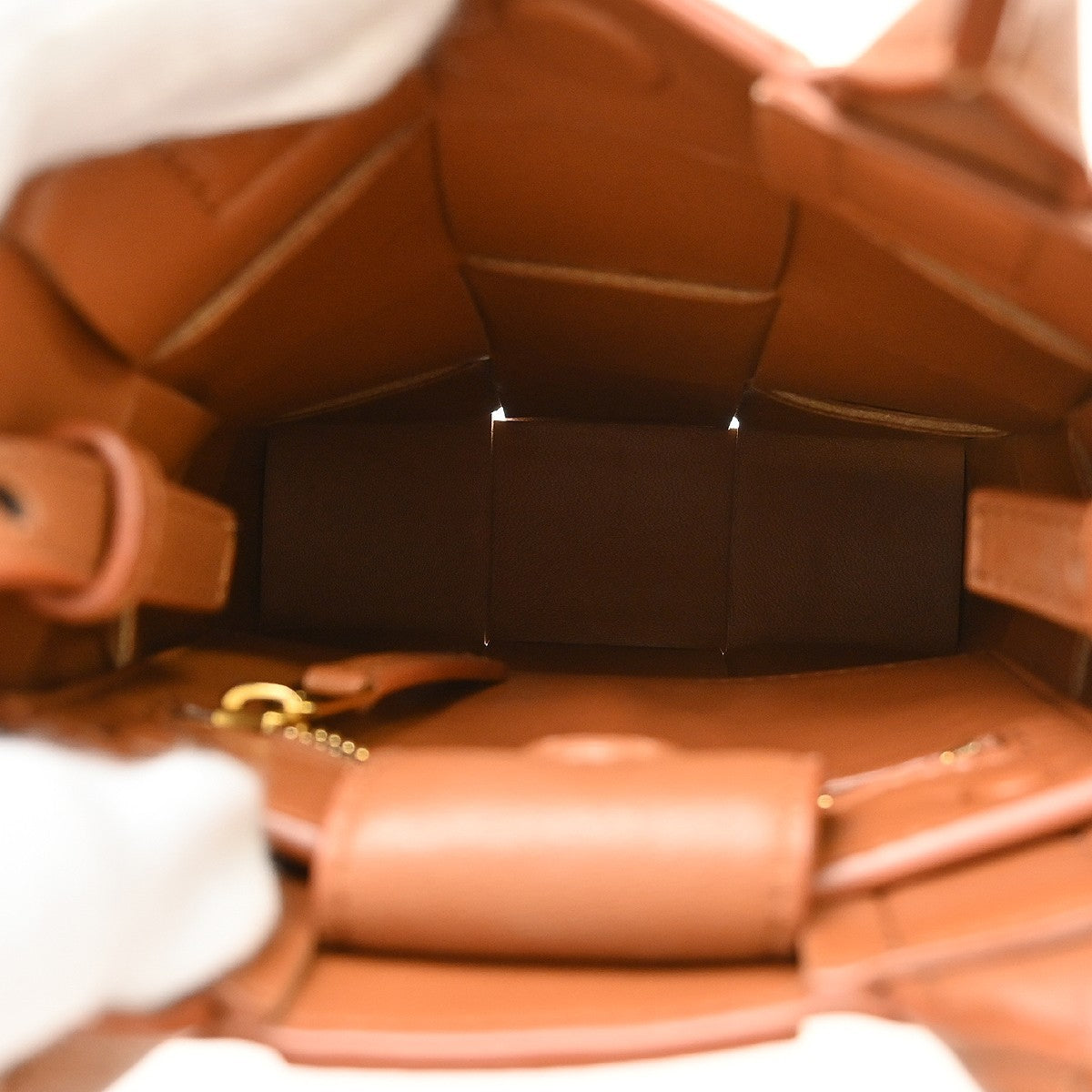 Bottega Veneta Cassette Convertible Tote Maxi Intrecciato Leather Brown Leather Shoulder Bag Bag (Pre-Owned)