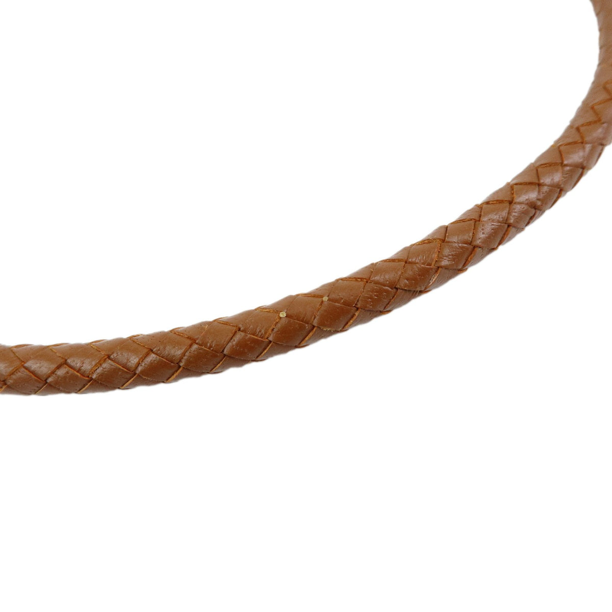 Hermes Jumbo Hook Double Tour Leather And Metal Brown Leather Bracelet Jewelry (Pre-Owned)