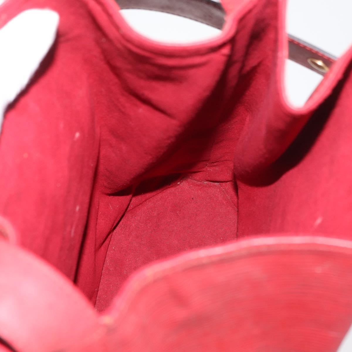 Louis Vuitton Vintage Sac D'epaule Epi Leather Red Leather Shoulder Bag Bag (Pre-Owned)