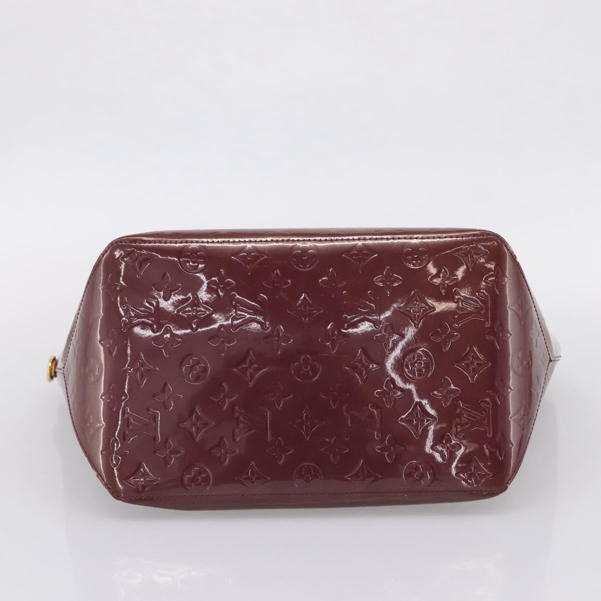 Louis Vuitton Bellevue Monogram Vernis Purple Patent_Leather Handbag (Pre-Owned)