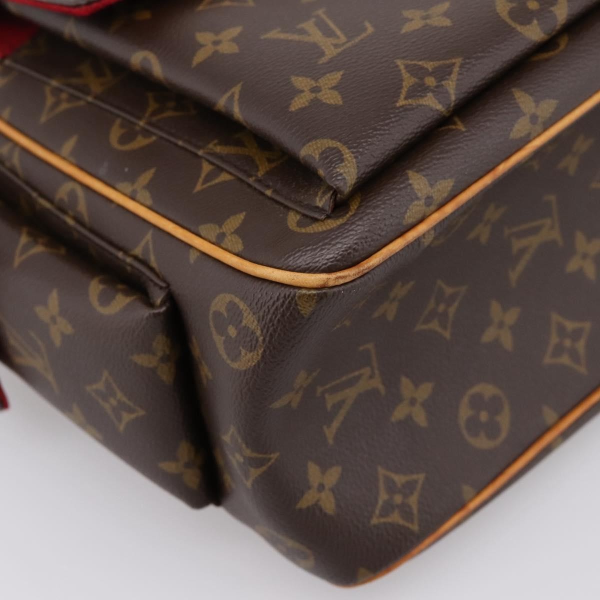 Louis Vuitton Multipli Cite Monogram Canvas Brown Canvas Handbag (Pre-Owned)