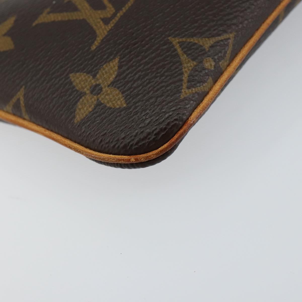 Louis Vuitton Milla Pochette Monogram Canvas Brown Canvas Clutche & Pouche Bag (Pre-Owned)