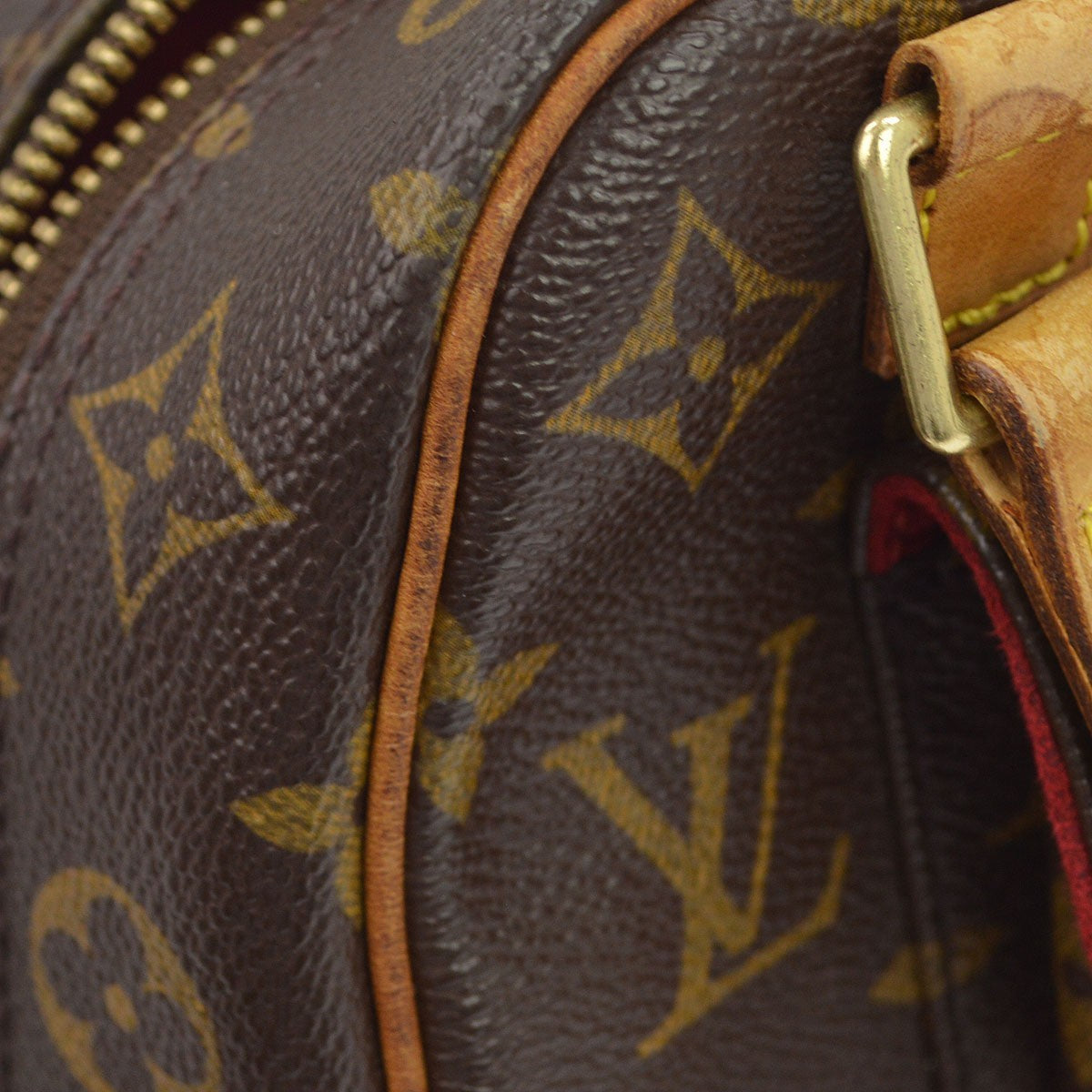 Louis Vuitton Excentri-Cite Monogram Canvas Brown Canvas Handbag (Pre-Owned)