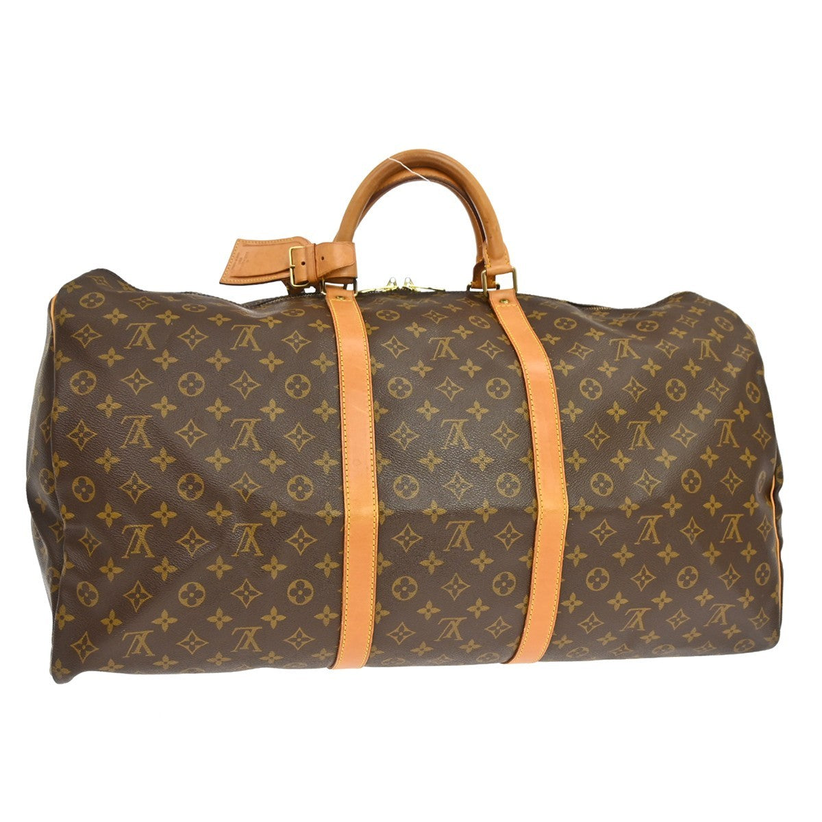 Louis Vuitton Keepall Monogram Canvas Brown Canvas Travel Bag Bag (Pre-Owned)