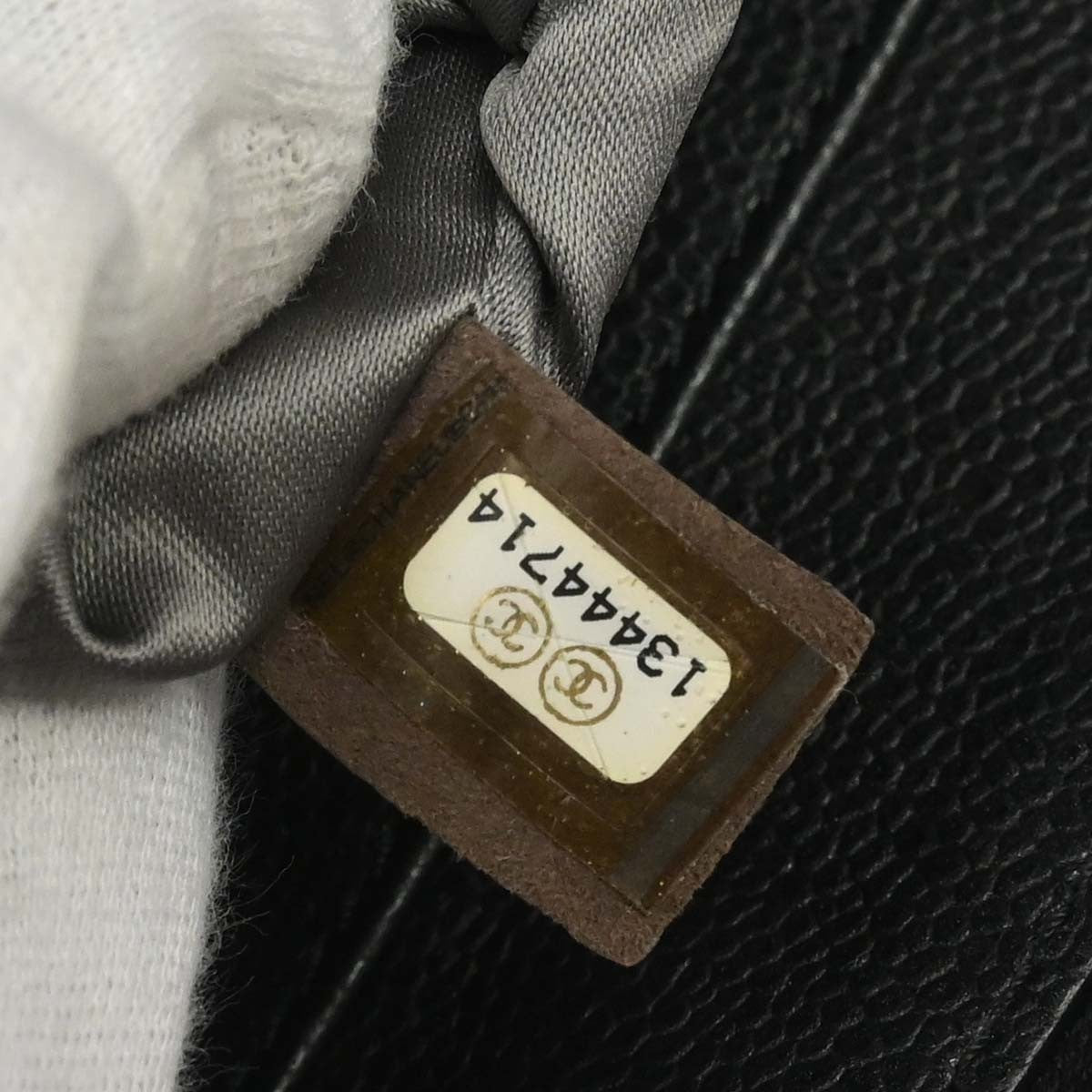 Chanel Cc Bowler Caviar Black Calfskin Shoulder Bag Bag (Pre-Owned)