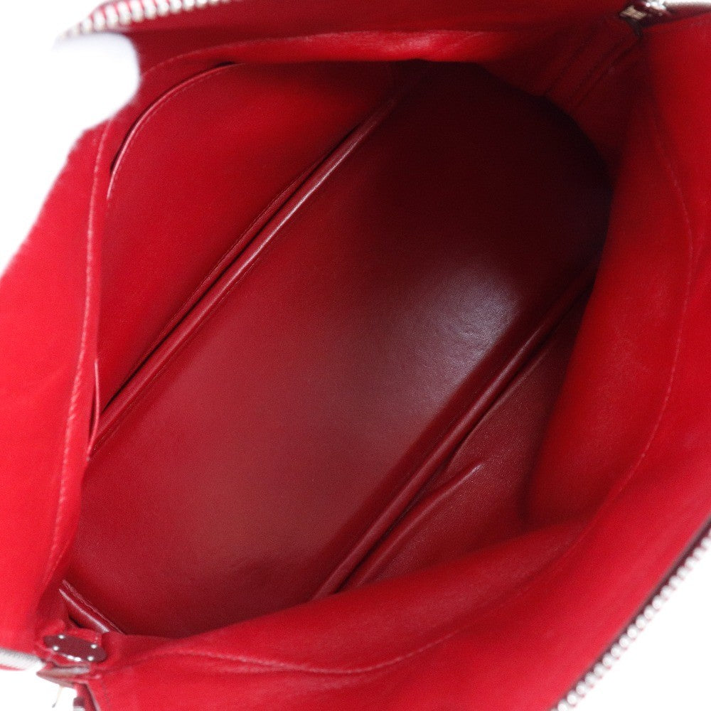Hermes Bolide Clemence Red Leather Handbag (Pre-Owned)