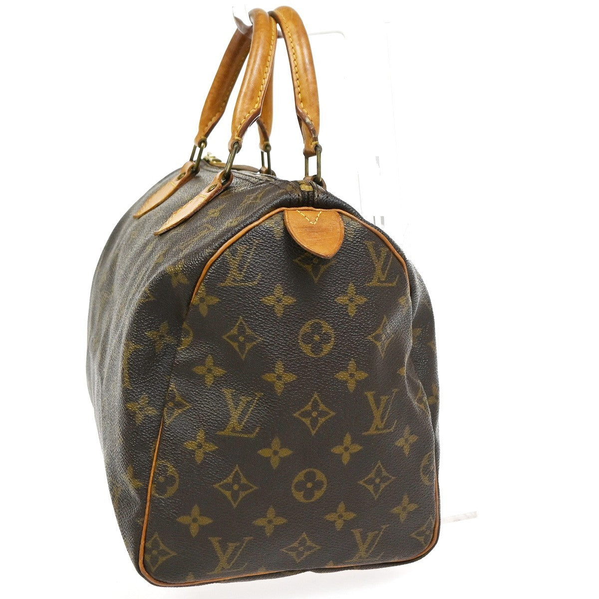 Louis Vuitton Speedy Monogram Canvas Brown Canvas Handbag (Pre-Owned)