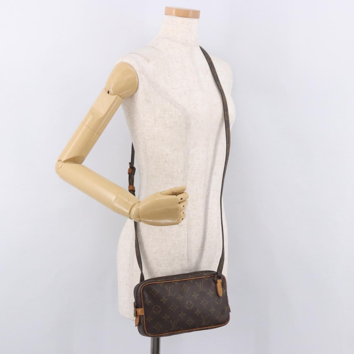 Louis Vuitton Pochette Marly Bandouliere Monogram Canvas Brown Canvas Shoulder Bag Bag (Pre-Owned)