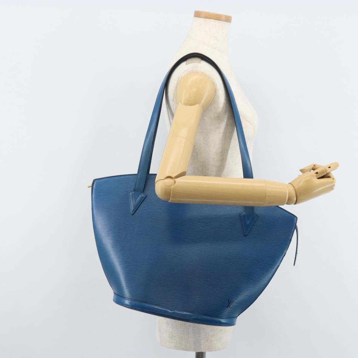 Louis Vuitton Saint Jacques Epi Leather Blue Leather Shoulder Bag Bag (Pre-Owned)
