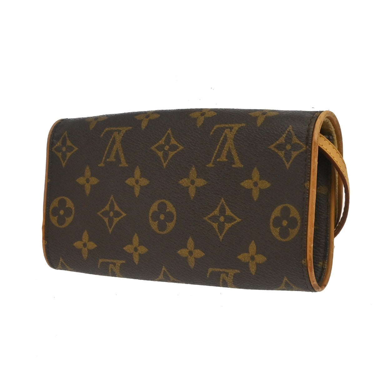 Louis Vuitton Twin Monogram Brown Canvas Clutche & Pouche Bag (Pre-Owned)