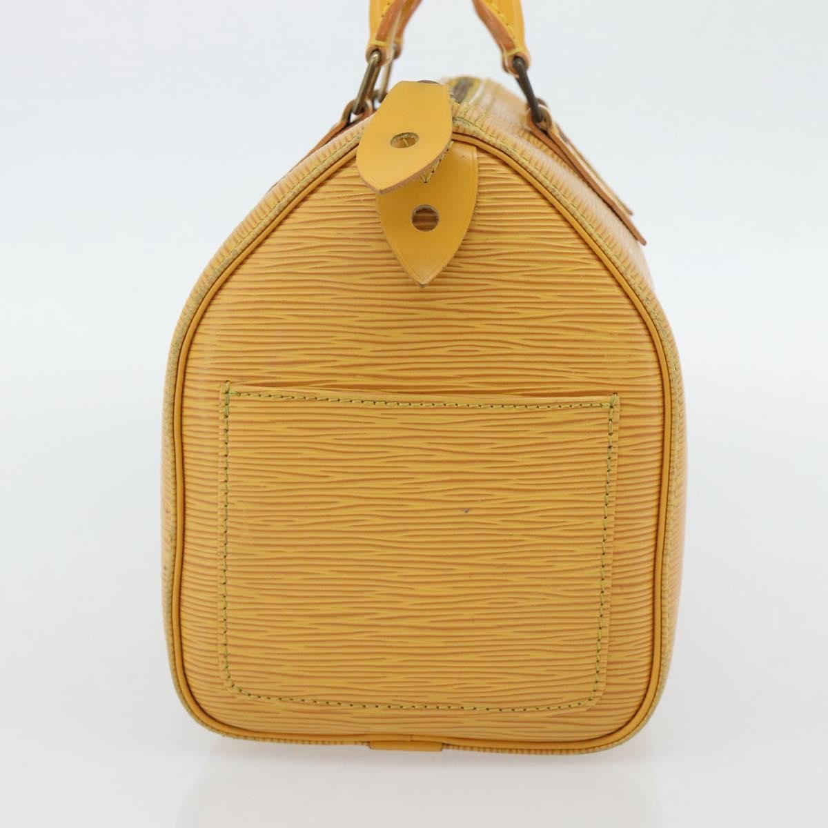 Louis Vuitton Speedy Epi Leather Yellow Leather Handbag (Pre-Owned)