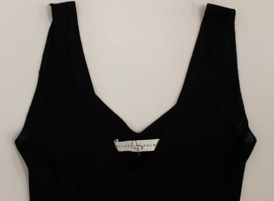 Alice Palmer Chic Monochrome Knitted Women's Dress